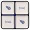 The Memory Company NFL 4 Section Square Ceramic Tray